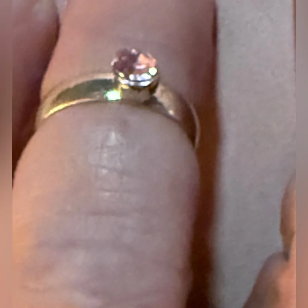 Silver, Pink Baby Feets Ring Set of 3 NWT